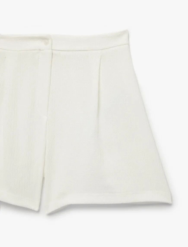 Resim Koton Kız Çocuk Kot&Kanvas Şort 6SKG40057AK