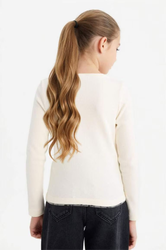 Resim Defacto Kız Çocuk Sweat G6891A8/ER238