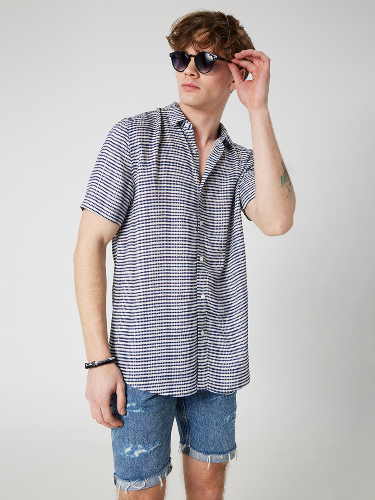 Resim Loft Erkek Relax Fit Kısa Kol Gömlek LF2039535