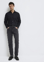 Resim Mavi Erkek Uzun Kol Gömlek M0211656-900