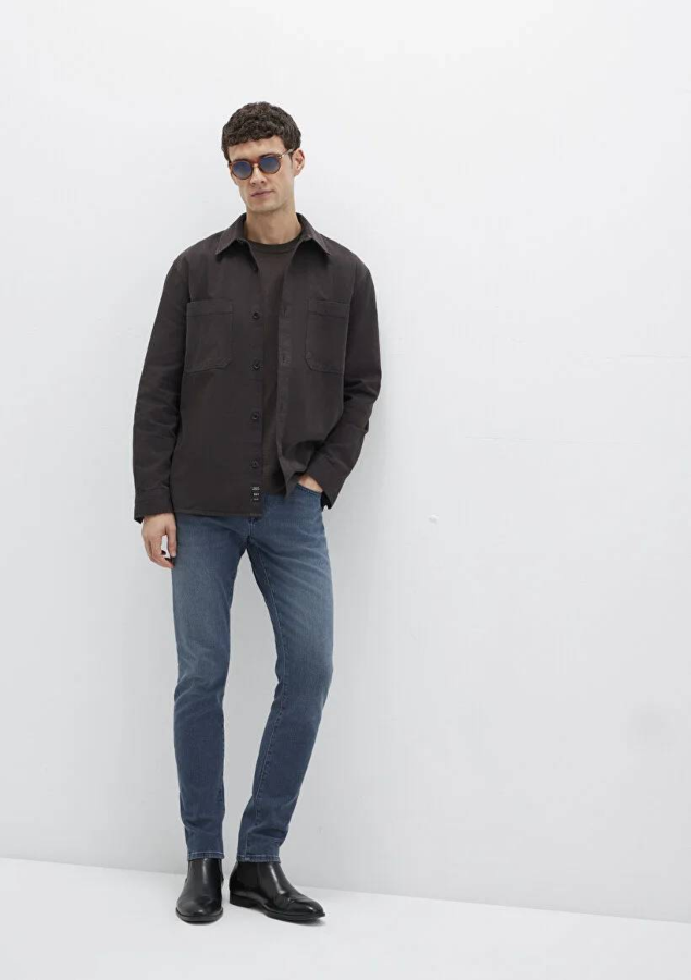 Resim Mavi James Foggy Erkek Jean Pantolon M0042490667