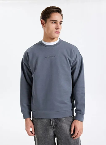 Resim Skechers M Essential Crewneck  Erkek Sweat S2610015-3998