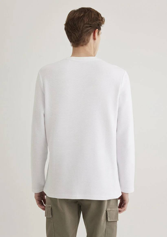 Resim Mavi Uzun Kol Penye Erkek Sweat M064622-20454