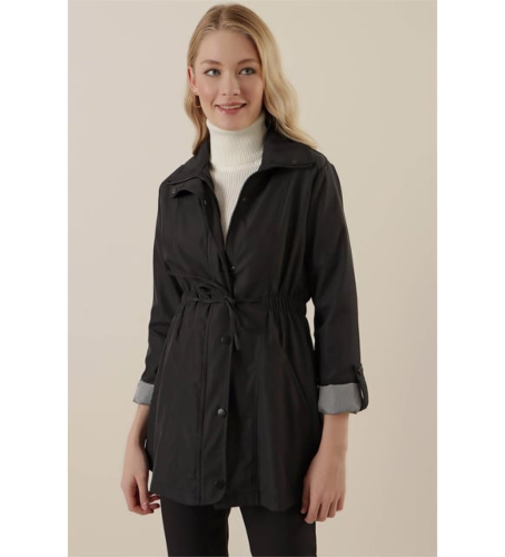 Resim Yenikoza Kadın Pardesü / Trençkot