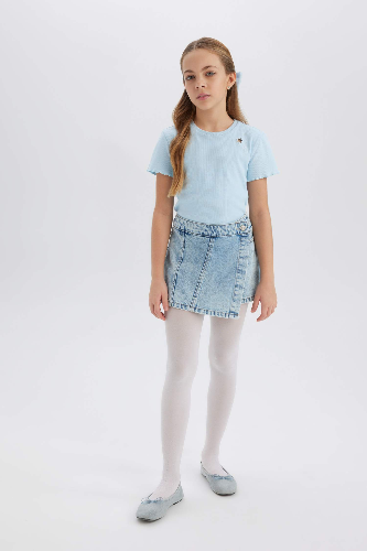 Resim Defacto Kız Çocuk Kısa Kol T-shirt B6925A8/BE440