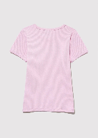 Resim Mavi Basıc Ribana Kız Çocuk T-Shirt M7610260-86953