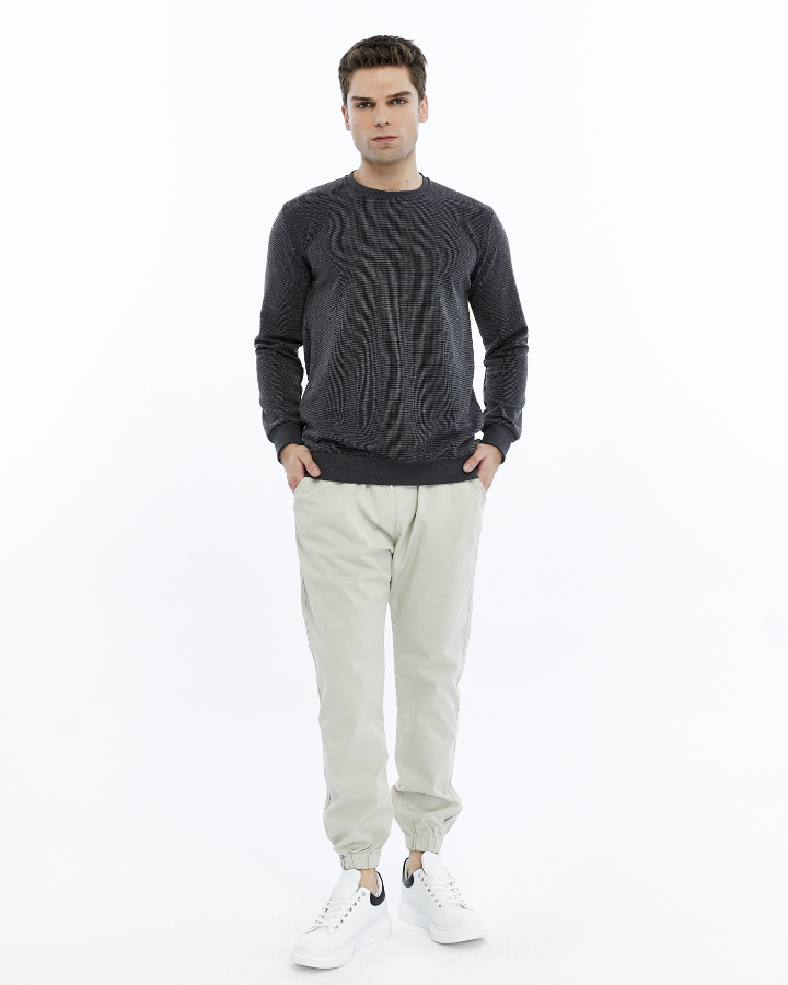 Resim Paul&More Erkek Sweat Essentıals Baskı Ottoban