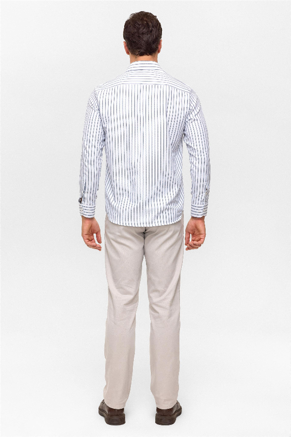 Resim GM2025300046 Armürlü Regular Uzun Kol Erkek Gömlek