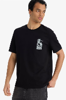 Resim Defacto Erkek T-shirt F8122AX/BK81