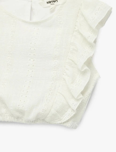 Resim Koton Kız Çocuk Bluz 6SKG60151AW