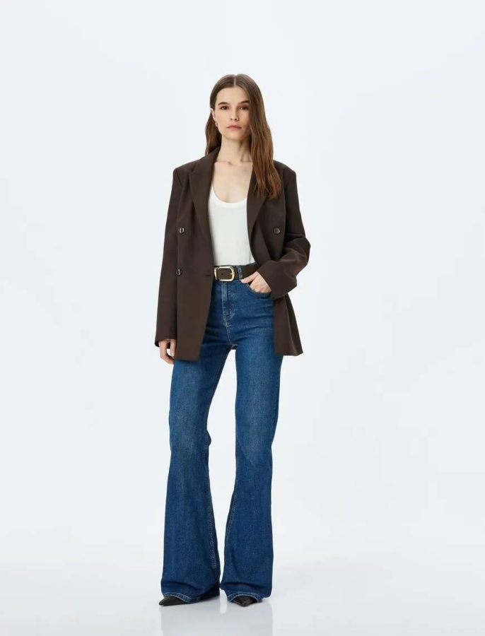 Resim Koton Kadın Jean Pantolon 5SAL40017MD