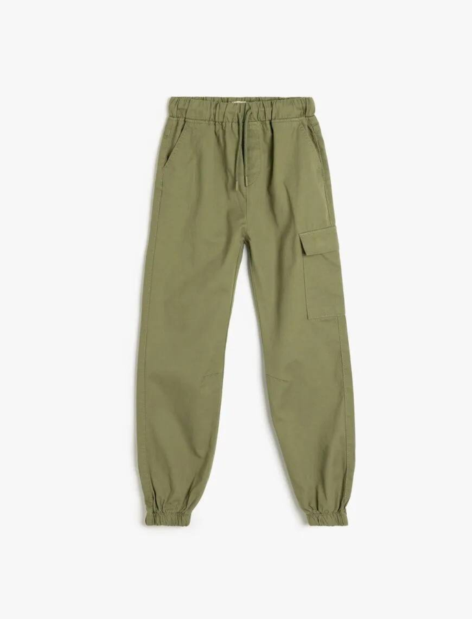 Resim Koton Erkek Çocuk Kanvas Pantolon 5SKB40054TW