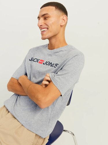 Resim Jack & Jones Jjecorp Logo Tee Ss Crew Neck Noos Erkek T-Shirt 12137126