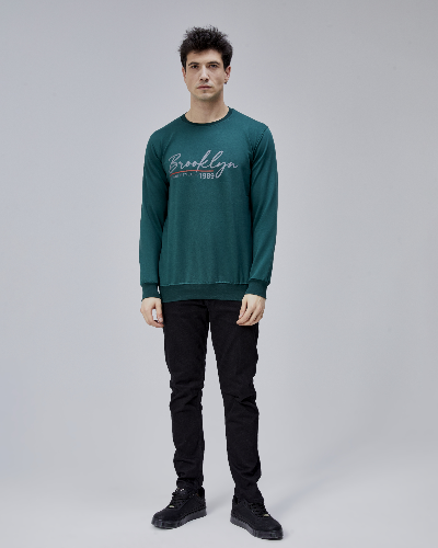 Resim Paul&More Erkek Sweat Brooklyn 0 Yaka 2 İp