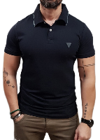 Resim Guess  Erkek  T-shirt M6RP66J1314-G7V2 Nolan Ss  Polo
