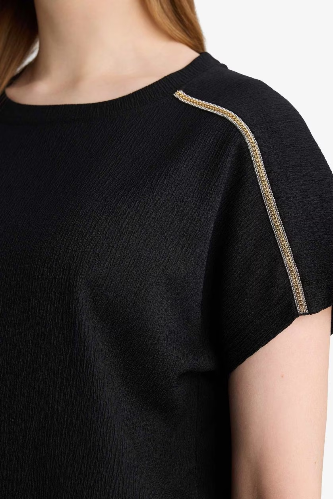 Resim Defacto Kadın T-shirt E1639AX/BK81