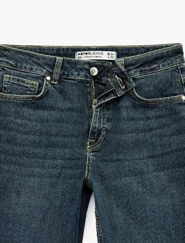 Resim Koton Kadın Jean Pantolon 6SAL40060MD
