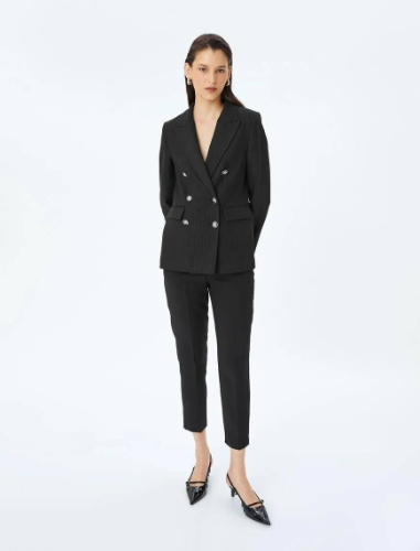 Resim Koton Kadın Kanvas Pantolon 5SAK40026UW