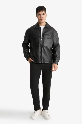 Resim Defacto Erkek Deri Mont ve Ceket Y4461AZ/BK27