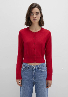 Resim Mavi Düğmeli Kısa Kadın Mont M1710722-82054