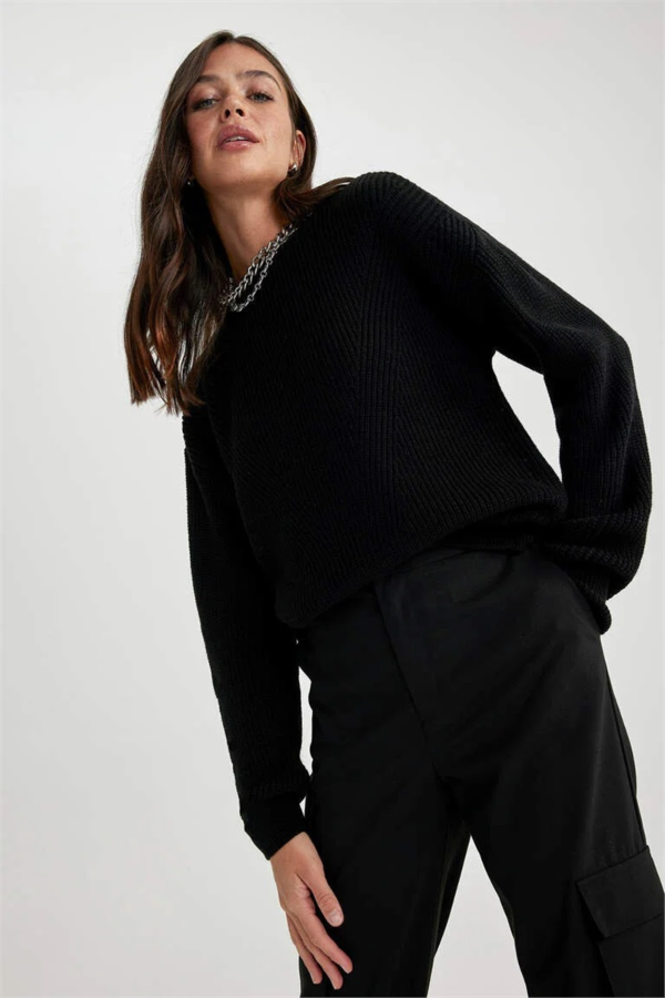 Resim Defacto Kadın  Kazak H6905AZ/BK27