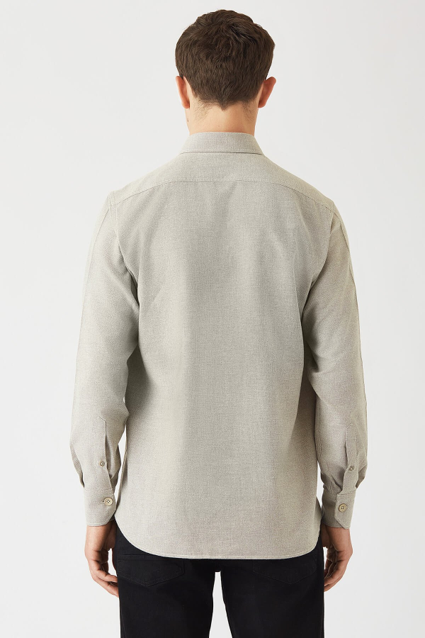 Resim Gm2008000262 Düz Flanel Regular Uzun Tpt Erkek Gömlek