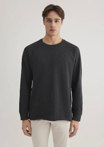 Resim Mavi Uzun Kol Erkek Sweat M0612510-70092