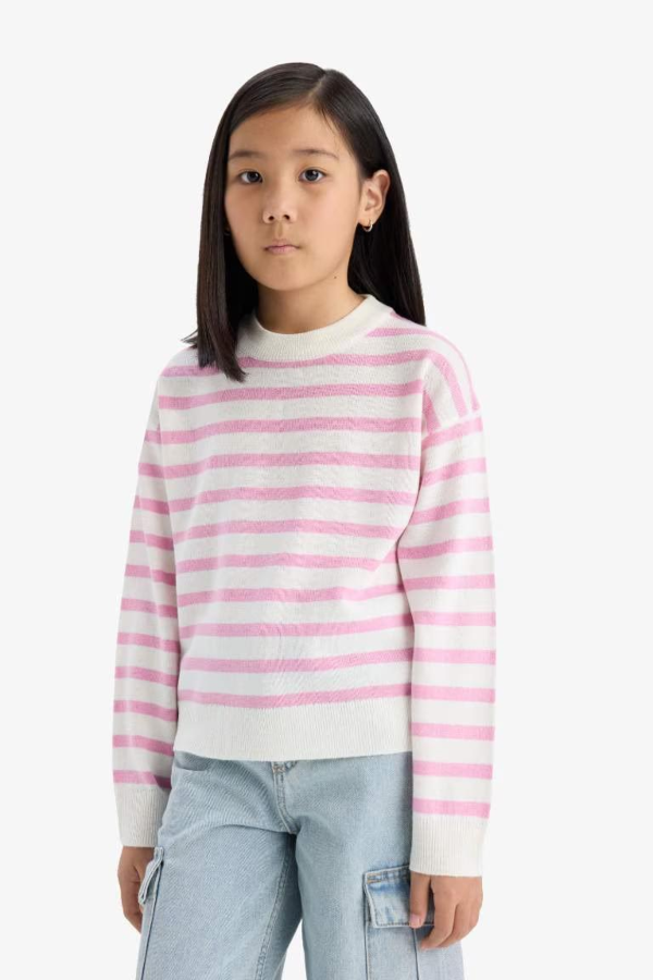 Resim Defacto Kız Çocuk  Kazak C6903A8/PN444