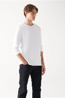 Resim Mavi Uzun Kol Penye Erkek Sweat M064622-20454