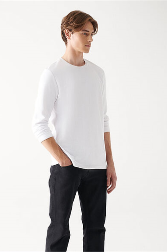 Resim Mavi Uzun Kol Penye Erkek Sweat M064622-20454