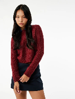 Resim Koton Kadın Kazak 6Wal90039Ht