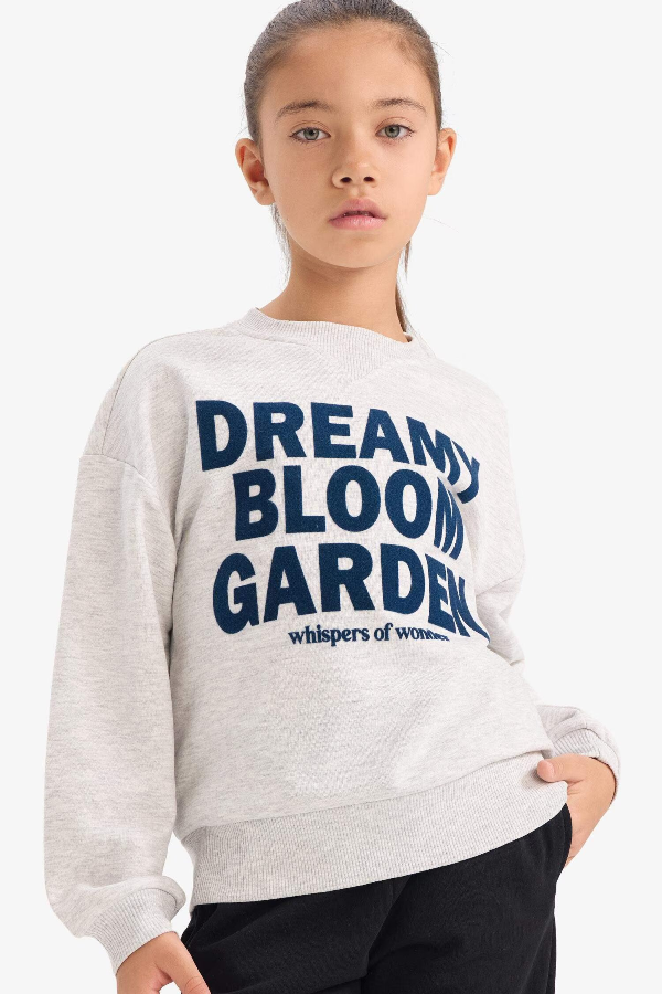 Resim Defacto Kız Çocuk Sweat G3801A8/GR85