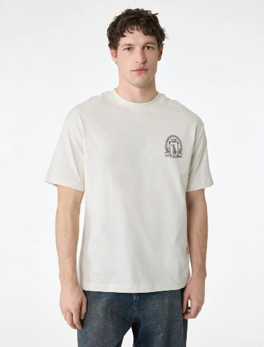 Resim Koton Erkek T-shirt 6SAM10056MK