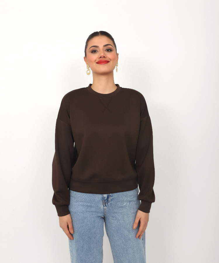 Resim Viole&More Kadın Sweat 115 Cupra Kumaş