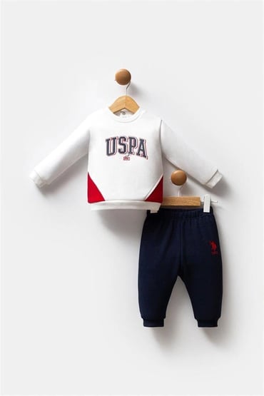 Resim U.S. Polo Assn Kids Erkek Bebek Sweat Takım USB2567