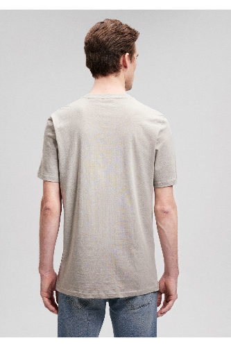 Resim Mavi İstanbul Baskılı Erkek T-Shirt M066282-31935