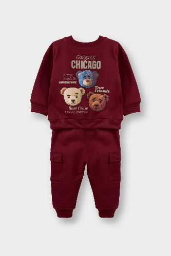 Resim Defacto Erkek Bebek Sweat Takım G5203A5/BR285