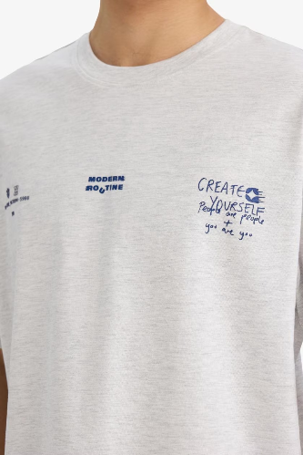 Resim Defacto Erkek T-shirt F8120AX/GR389