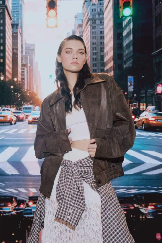 Resim Defacto Kadın Deri Mont F9502AX/BN530