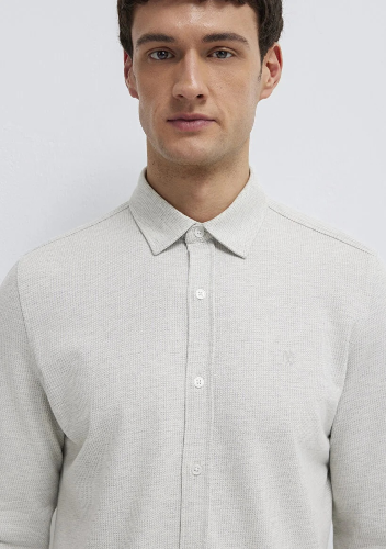 Resim Mavi Erkek Uzun Kol Gömlek M0211856-82498