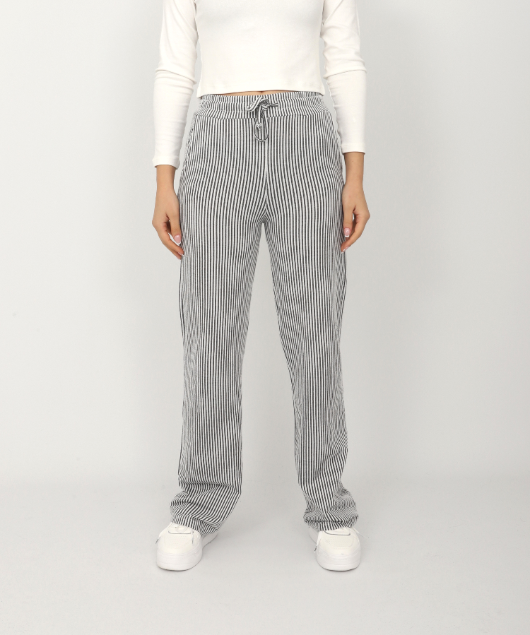 Resim Viole&More Kadın Pantolon 2497 Çizgili