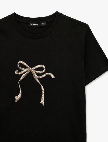 Resim Koton Kadın T-shirt 6SAK50064EK