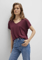 Resim Mavi Kadın T-shirt M167714-70393