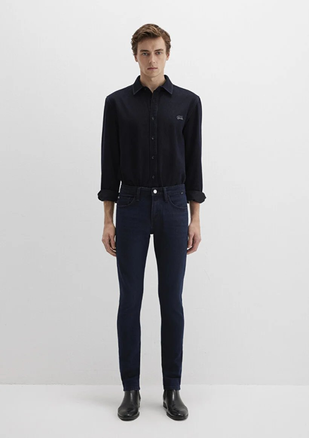 Resim Mavi Kvnç Erkek Jean Pantolon M001070-91239