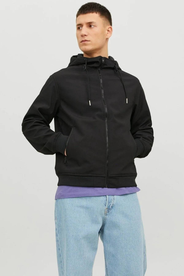 Resim Jack & Jones Jjebasıc Softshell Hood Noos Erkek Mont 12236300