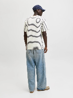 Resim Jack & Jones Jjedover Strıped Tee Ss Crew Neck Sn Erkek T-shirt 12288015