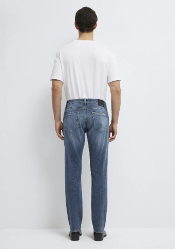 Resim Mavi Marcus Erkek Jean Pantolon M00351A1734