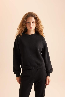 Resim Defacto Kadın  Sweat Takım D8022AX/BK81