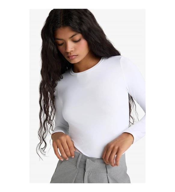 Resim Defacto Kadın Uzun Kol T-shirt D3756AX/WT83