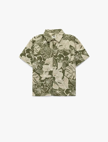 Resim Koton Erkek Çocuk Kısa Kol Gömlek 6SKB60039TW